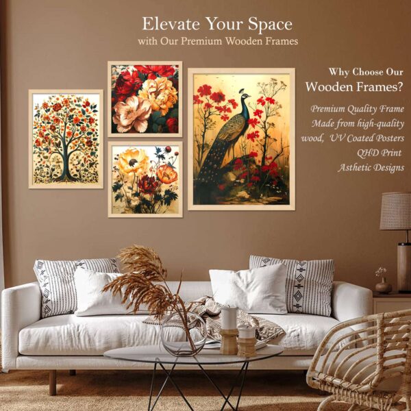 SET OF 4 DIGITAL WALL PAINTING - Image 2